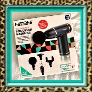 👑✅PRICE FIRM✅ NIZONI Percussion Massager with 4 Massage Modes. Brand New!